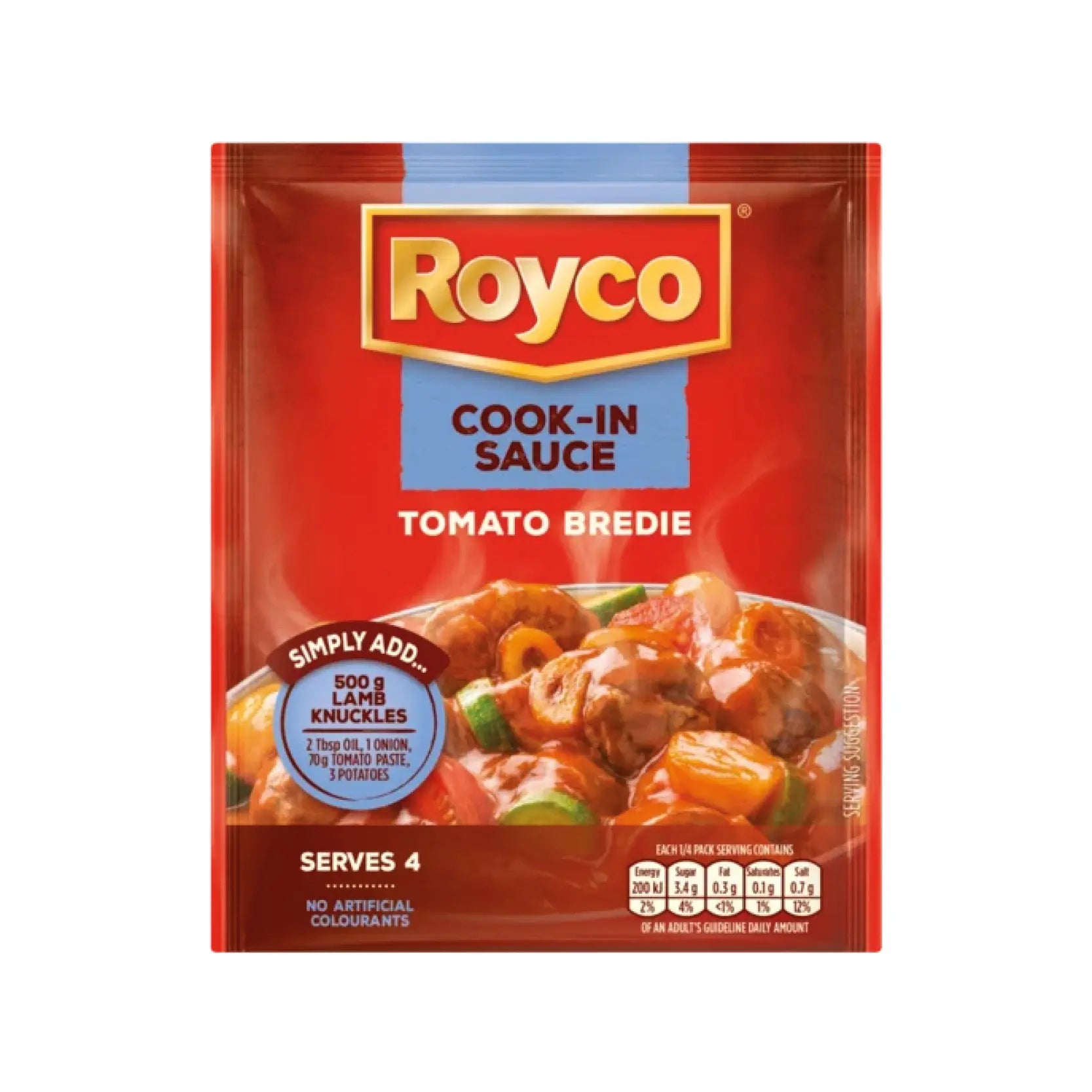 Royco Tomato Bredie Instant Cook-In-Sauce 55g