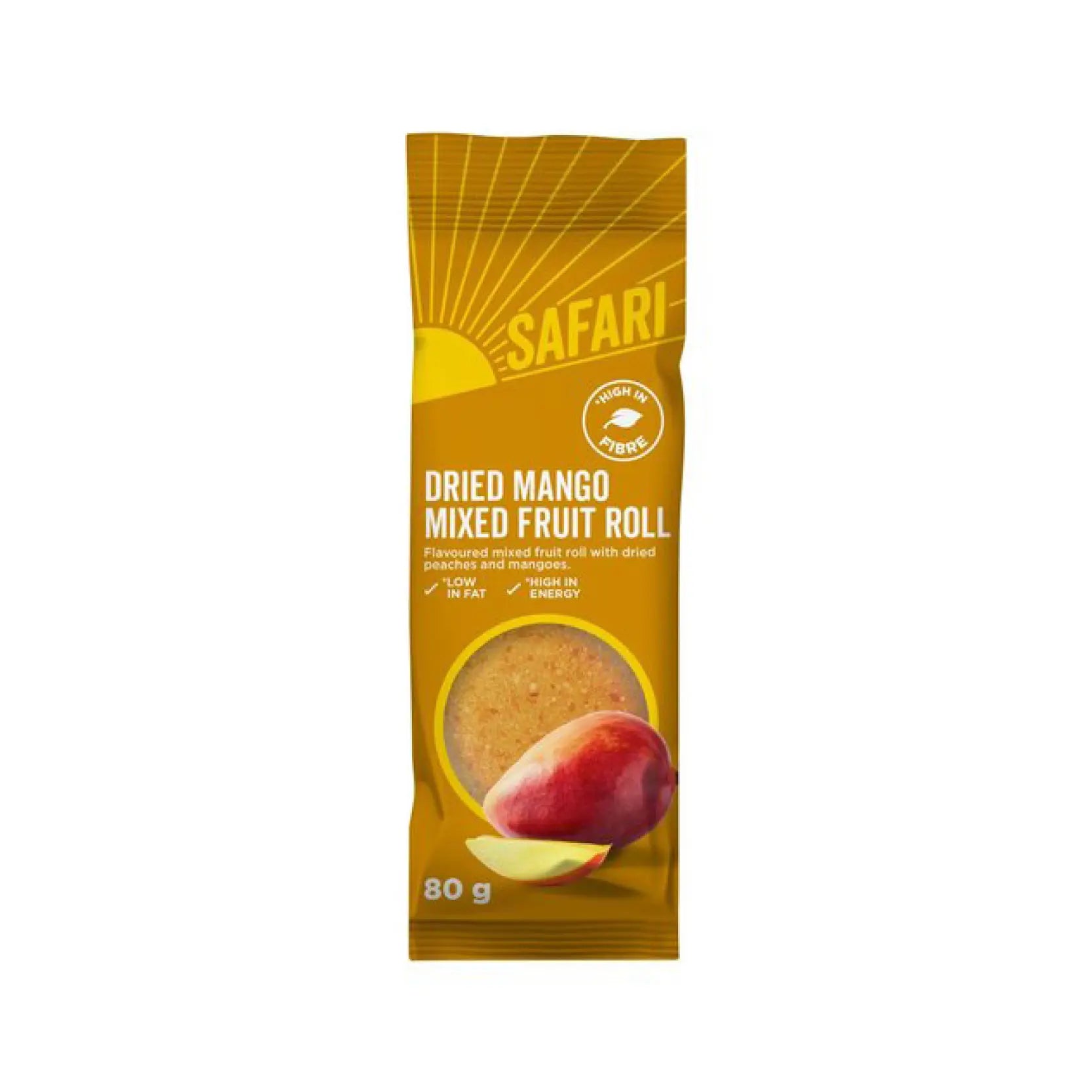 Safari Dried Mango Fruit Roll 80g