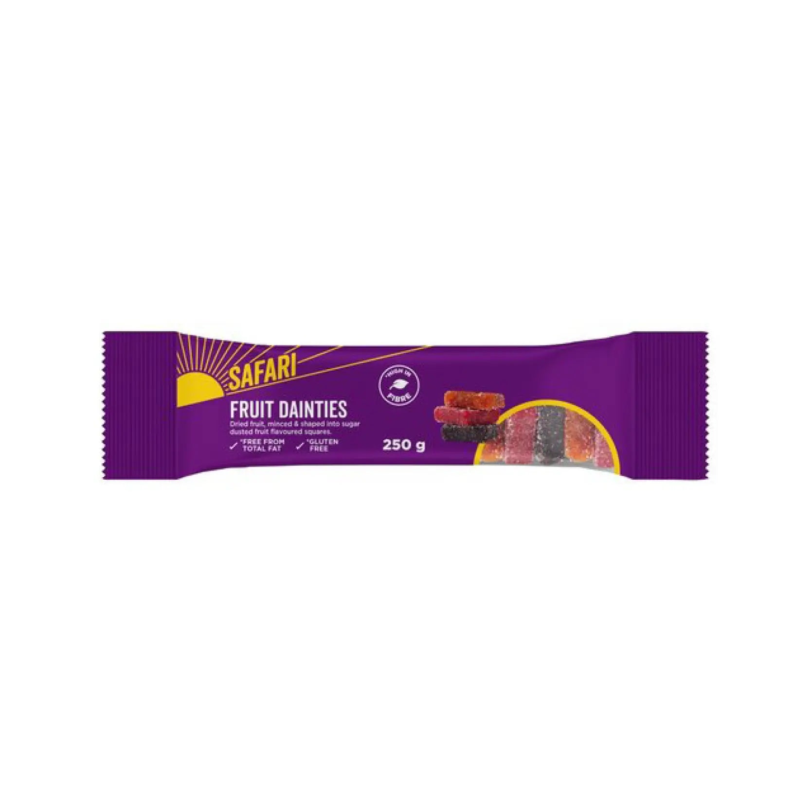 Safari Fruit Dainty Squares 250g