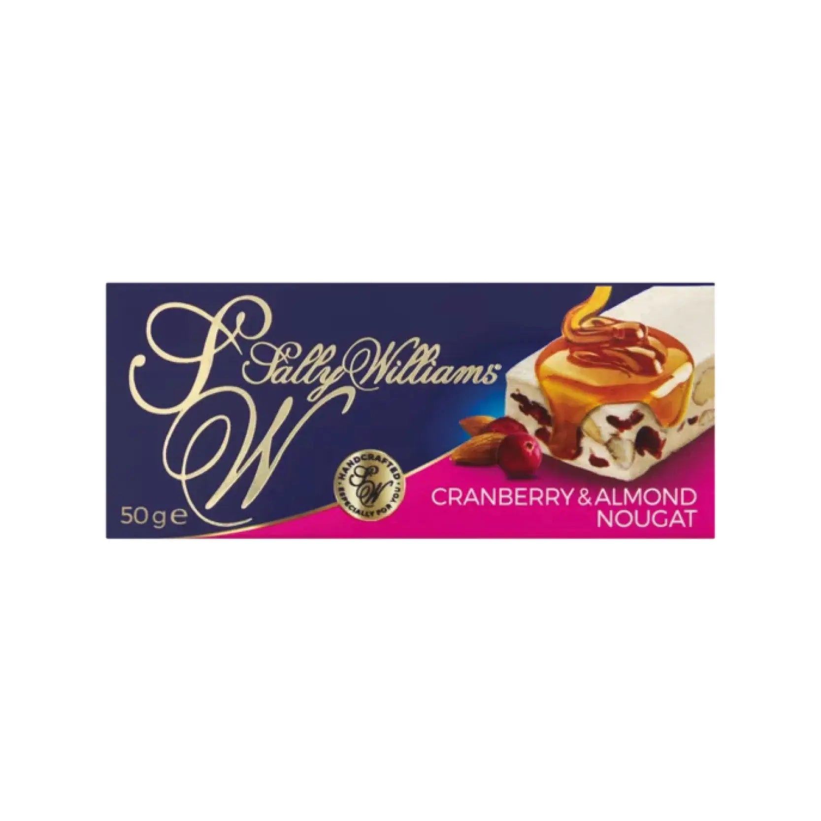 Sally Williams Cranberry & Almond Nougat 50g