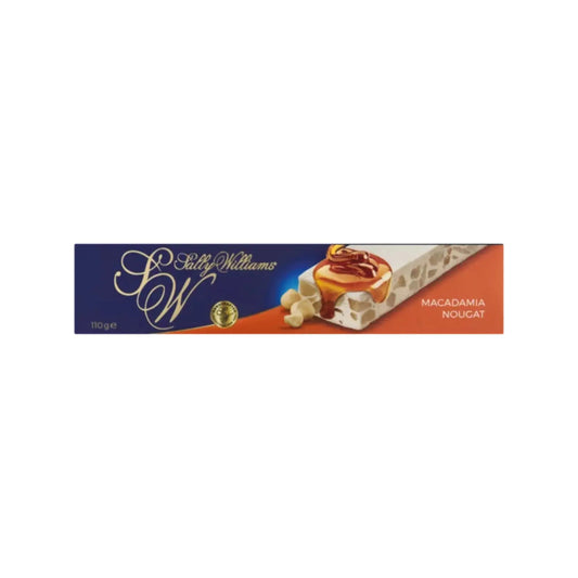 Sally Williams Macadamia Nougat Bar 110g