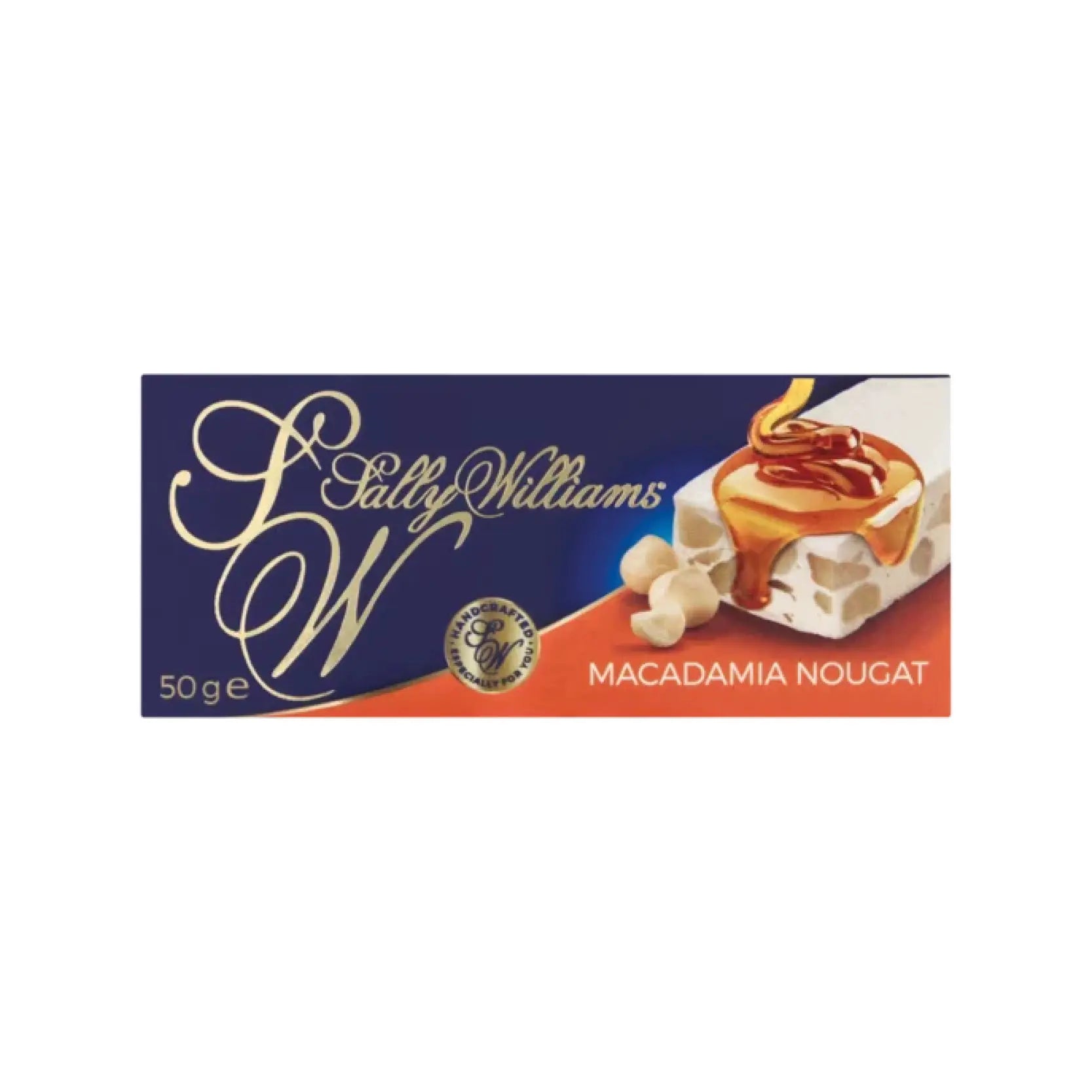 Sally Williams Macadamia Nougat Bar 50g