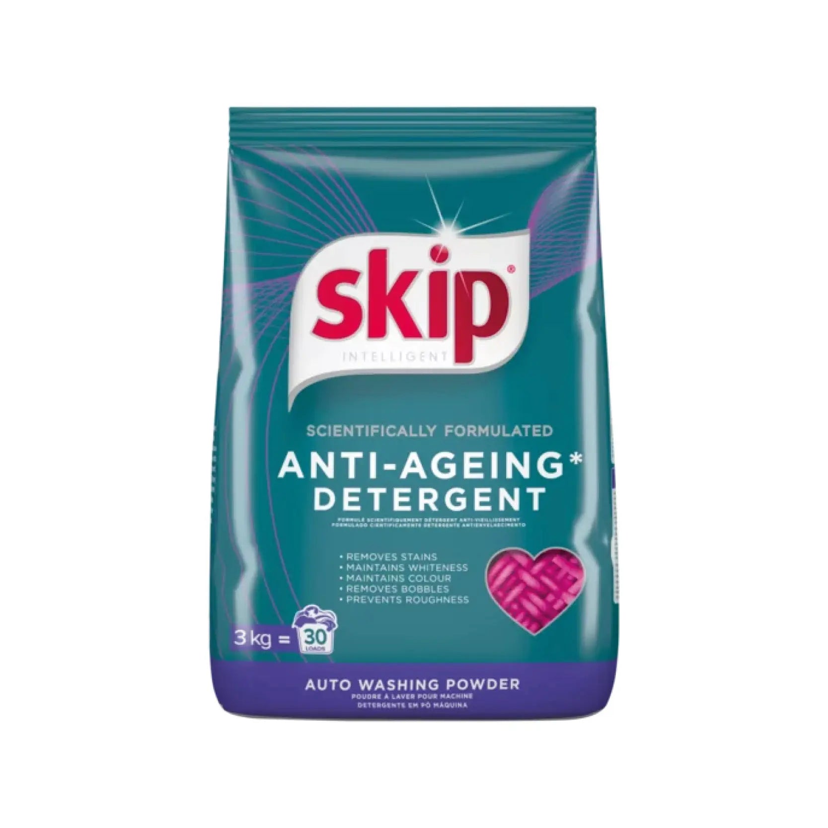 Skip Intelligent Anti-Ageing Auto Washing Powder 3kg