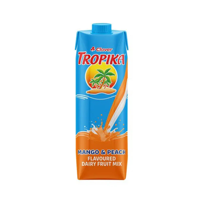 Clover Tropika Long Life Mango Peach Dairy Fruit Mix 1l