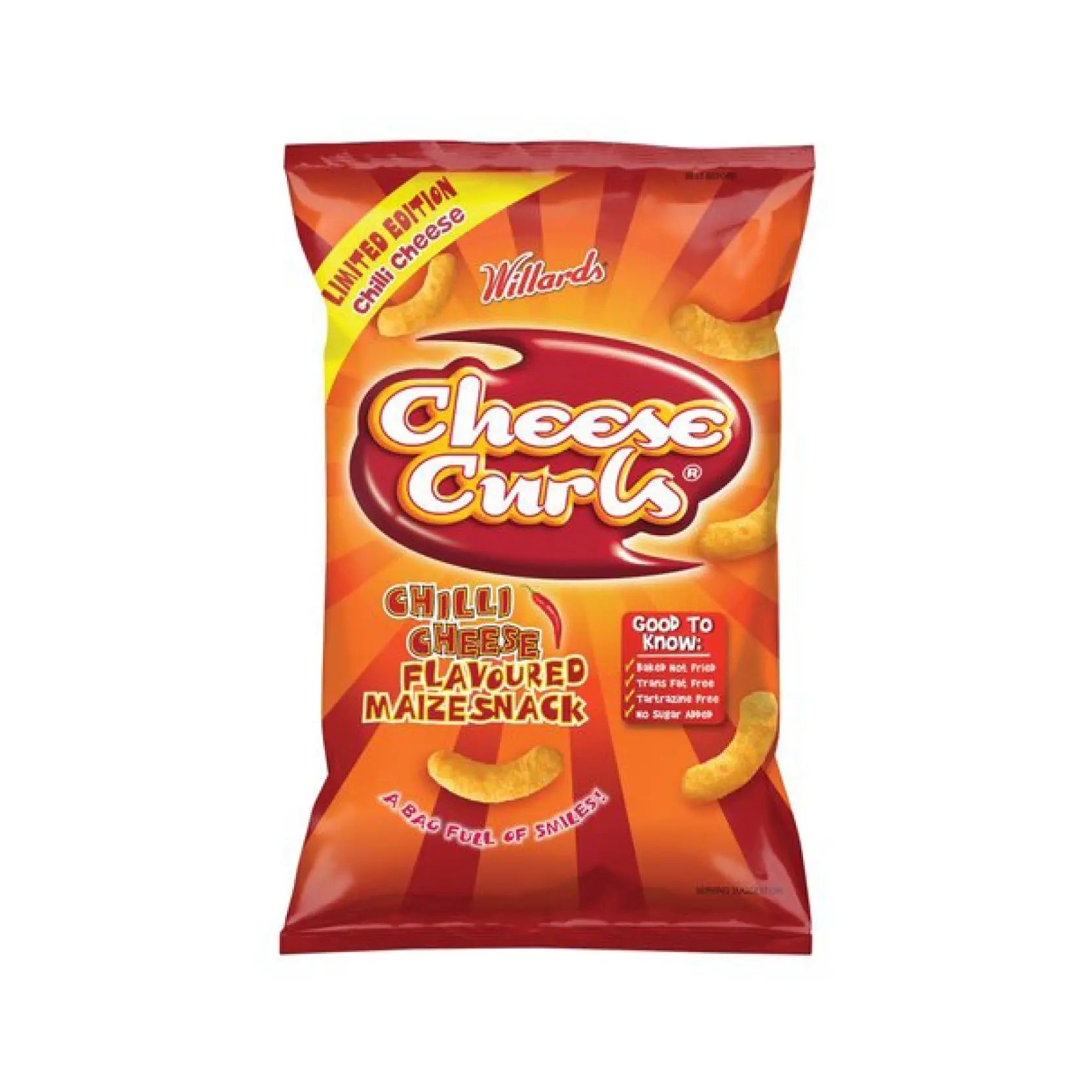 Cheese Curls Chilli 150g- Always close or past BBD
