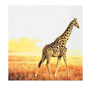 Serviette Giraffe