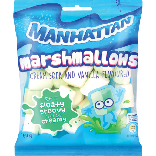 Manhattan Cream Soda Vanilla Flavoured Marshmallows 150g